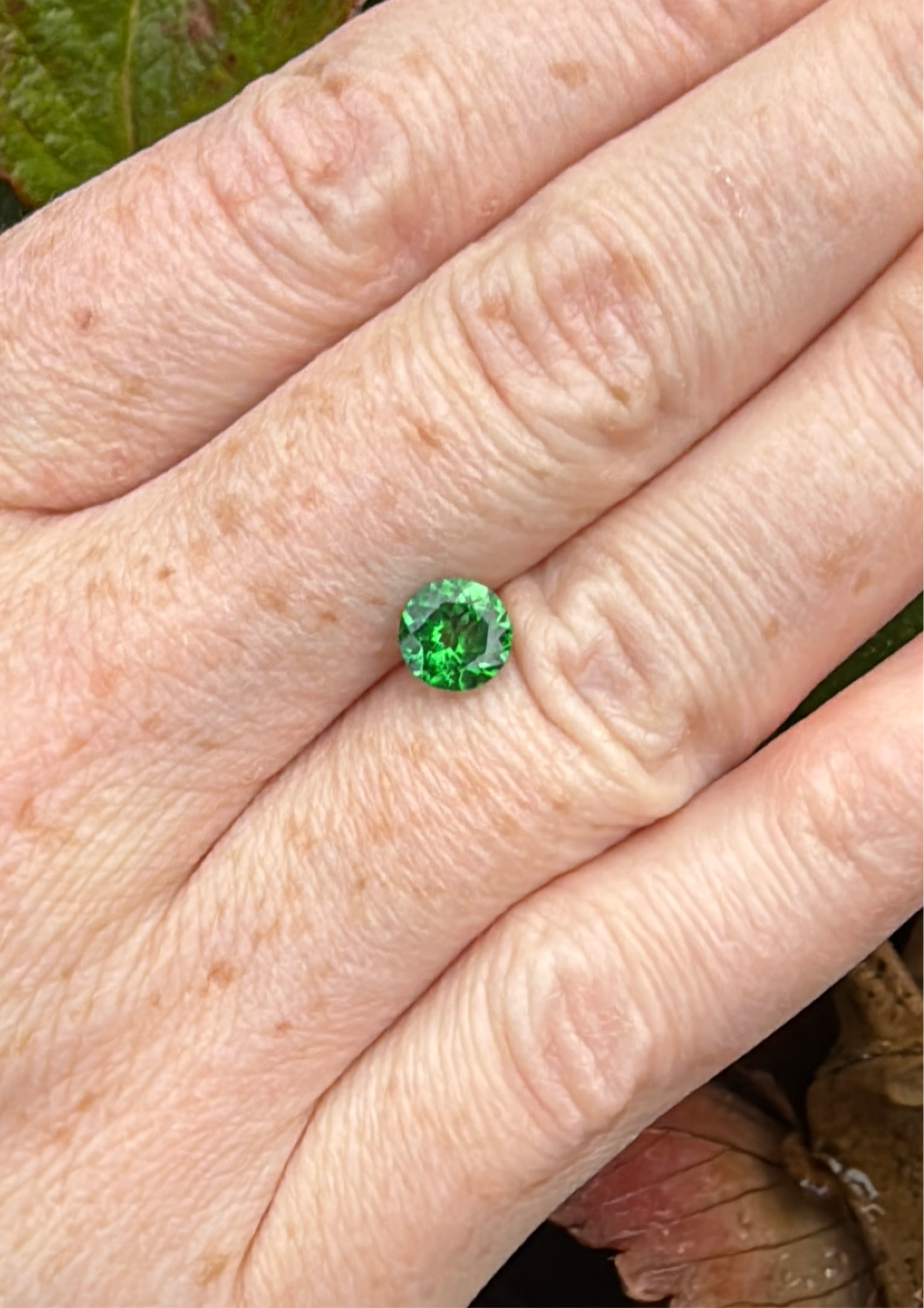 Tsavorite Garnet Round 1 carat
