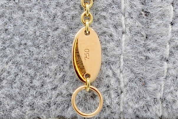 ruby heart rose gold necklace 18k gold hallmark