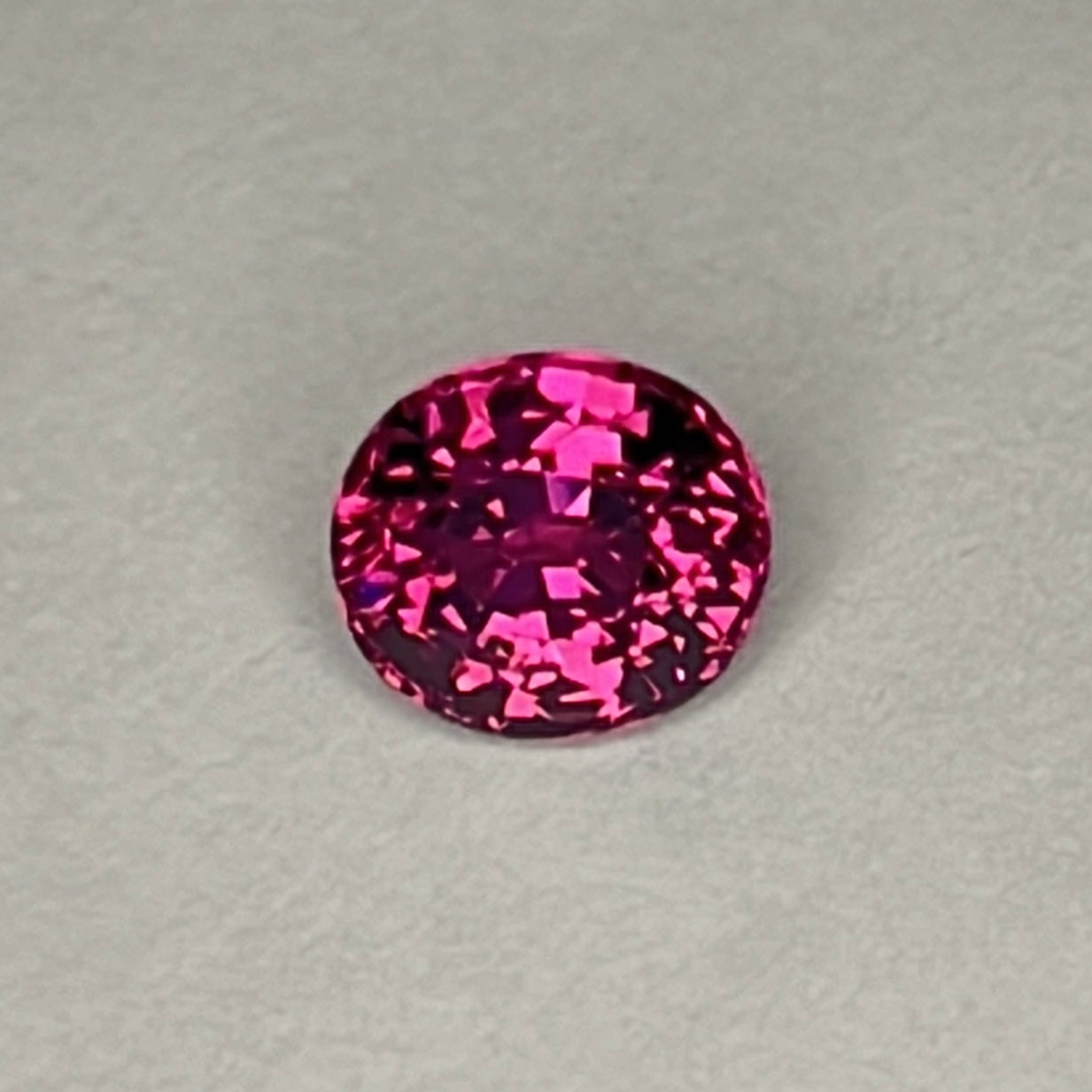 Rare Eye Clean Pink Oval Umbalite Garnet from the Umba Valley, Tanzania