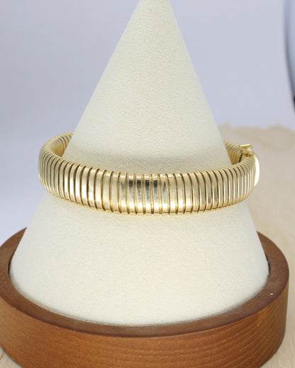 Tubogas bracelet 14k yellow gold