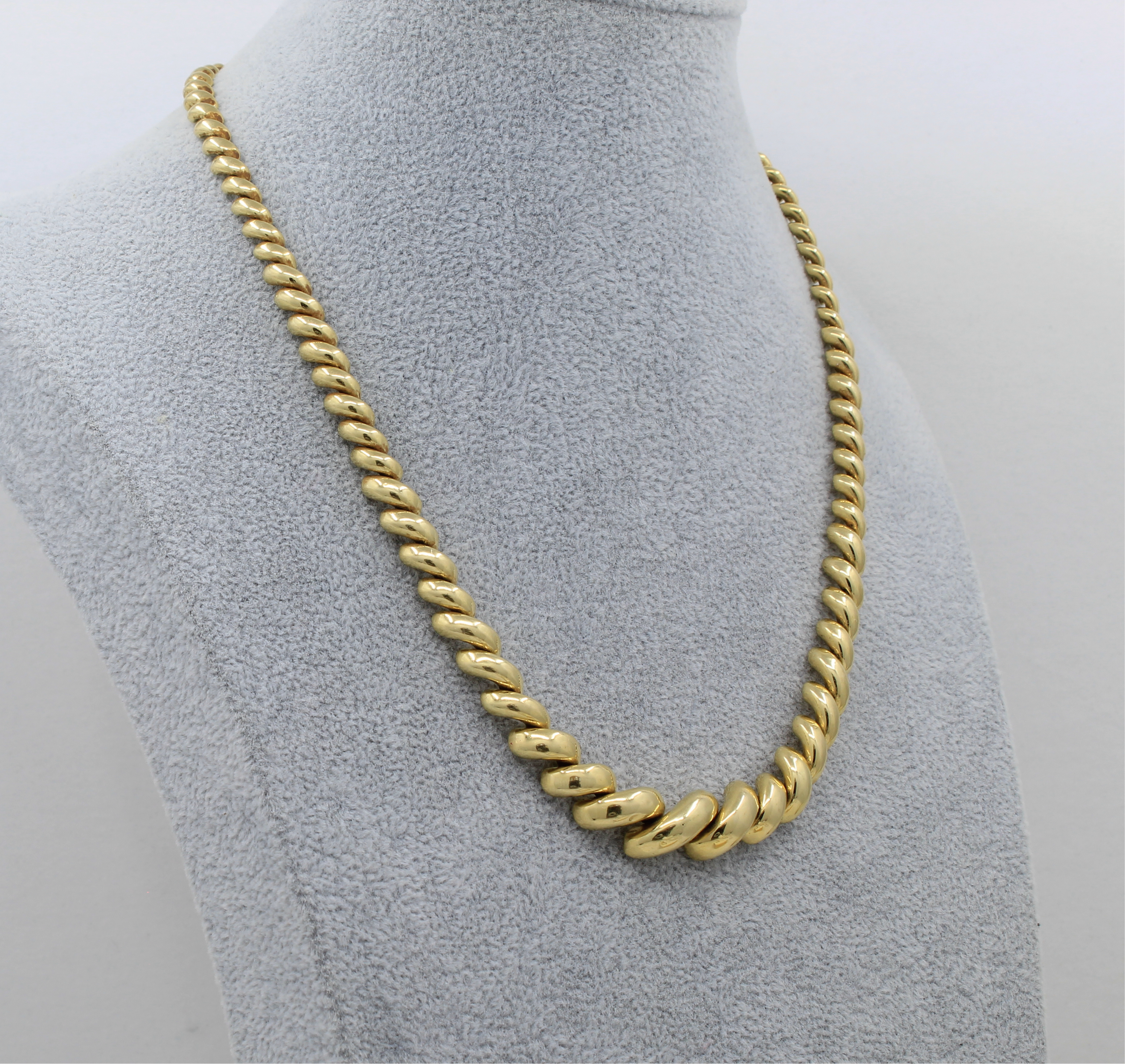 San Marco Graduated Necklace - 14K Gold