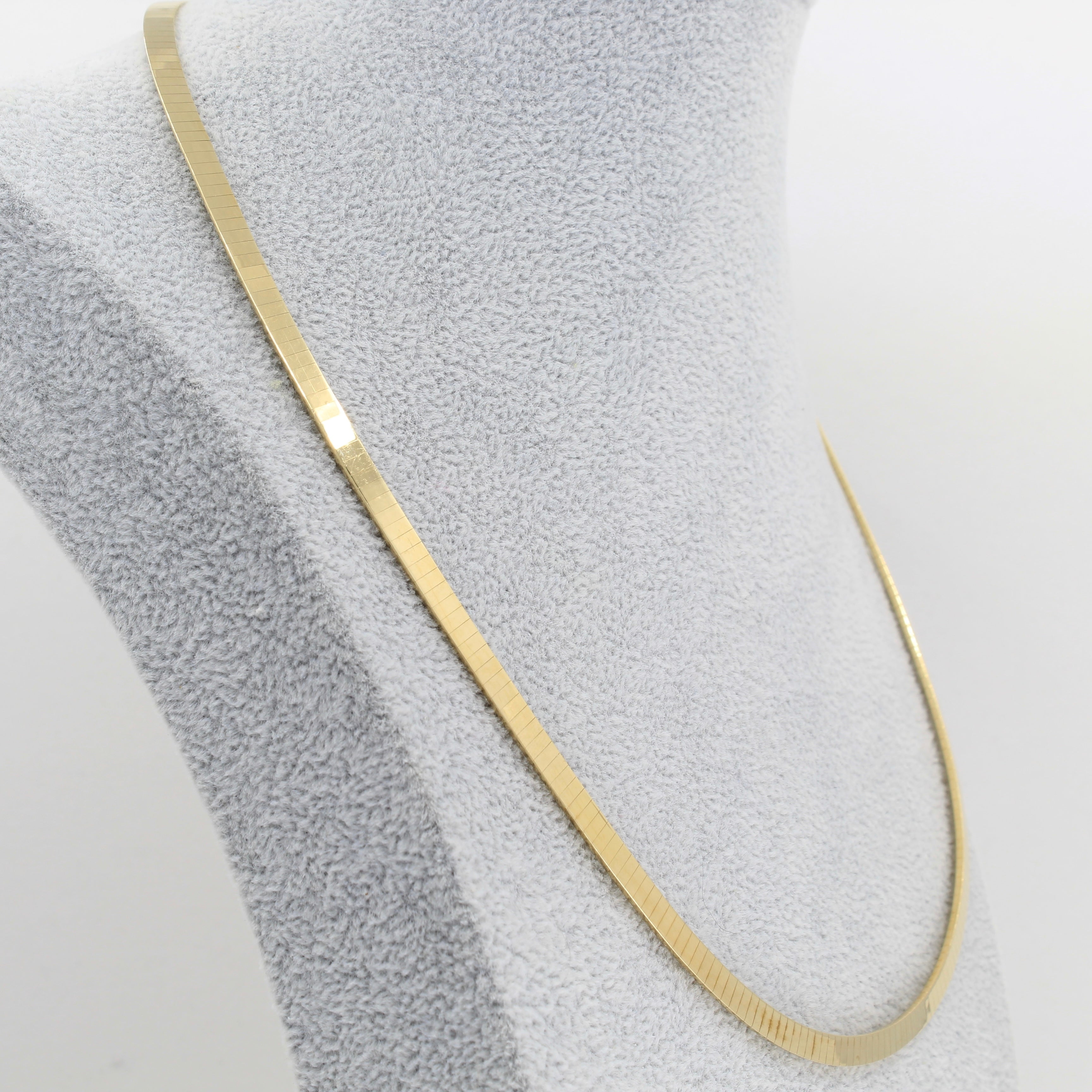 Vintage Omega Necklace - 14K - 20”