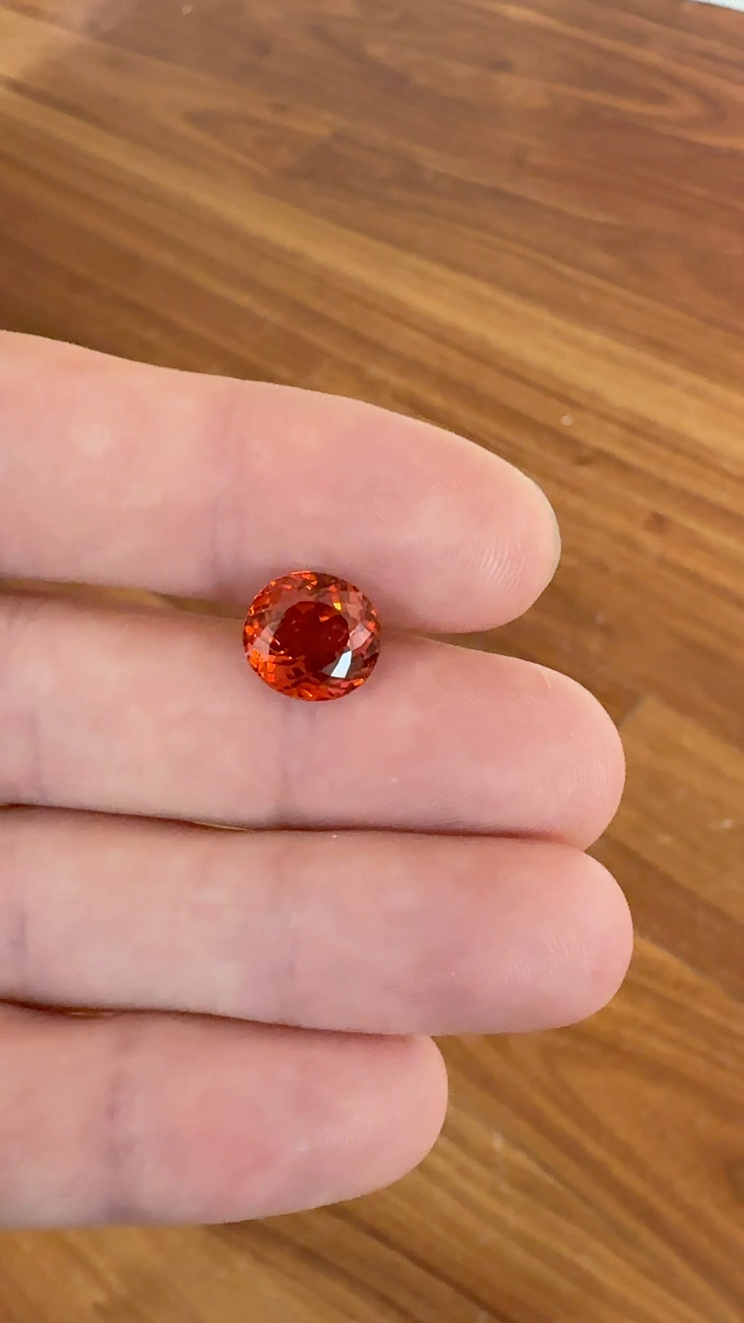 6.5 Carat Oval Spessartine Garnet