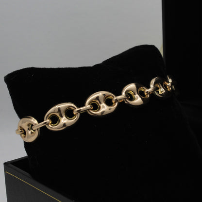 Gucci Style Link Bracelet - Mariner 14K Gold