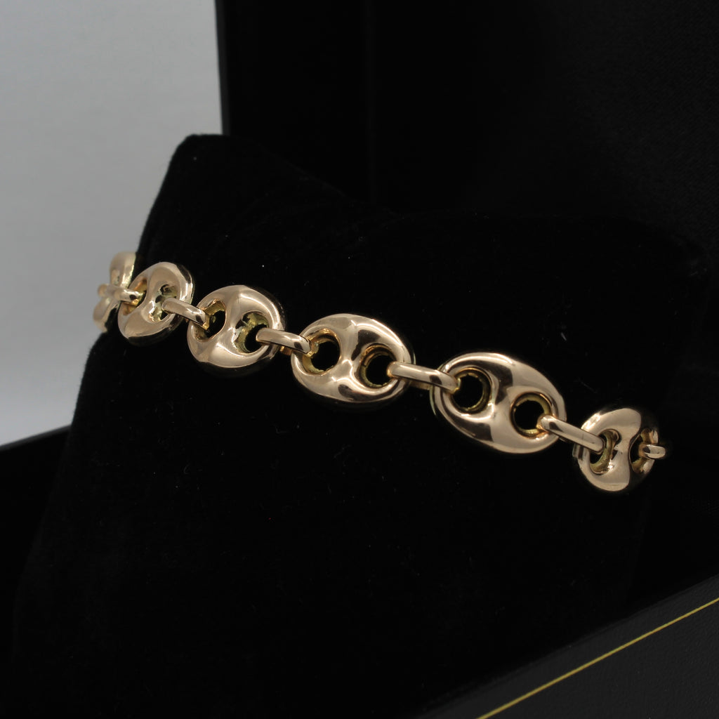 Gucci Style Link Bracelet - Mariner 14K Gold