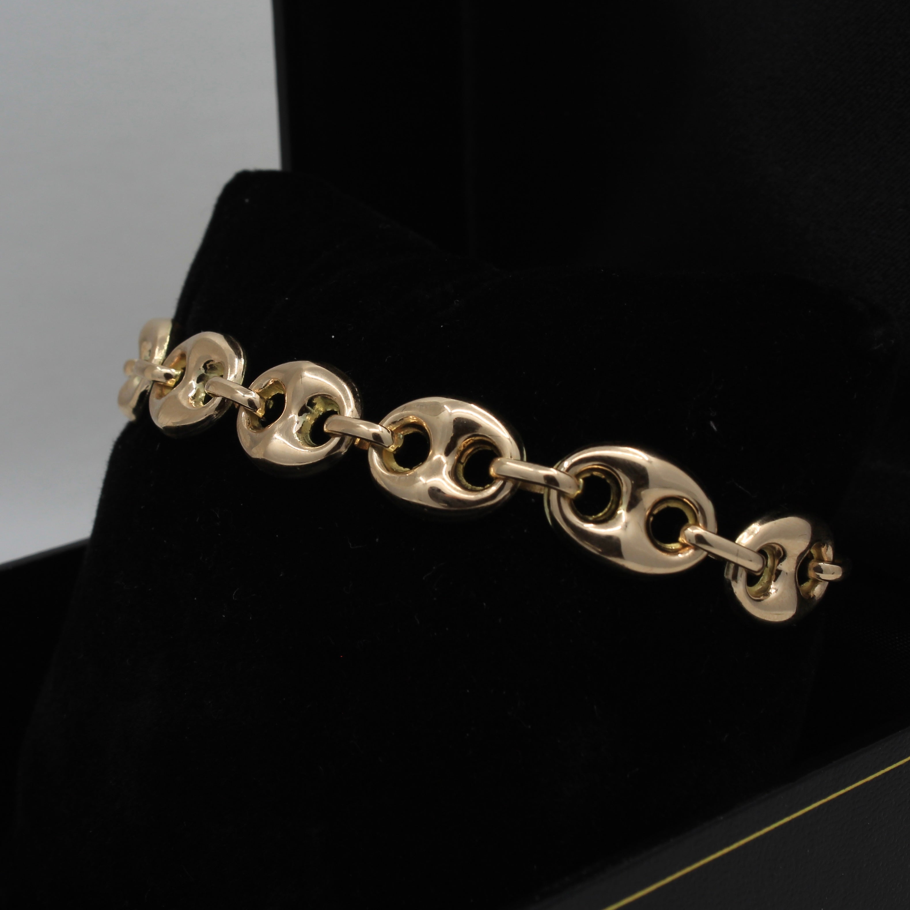 Gucci Style Link Bracelet - Mariner 14K Gold