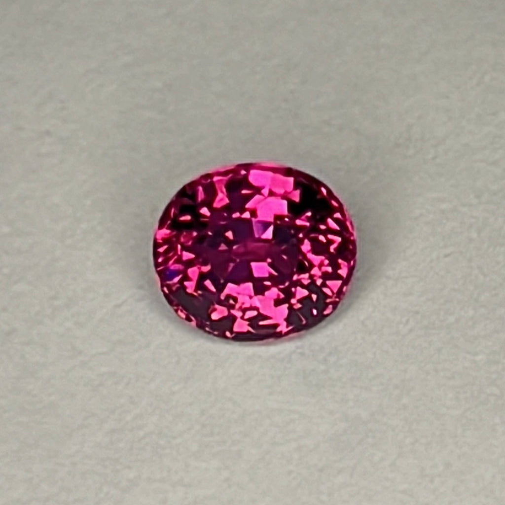Rare Eye Clean Pink Oval Umbalite Garnet from the Umba Valley, Tanzania