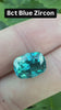 8ct blue cambodian zircon