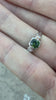 green sapphire ring filigree white gold 18k on hand video