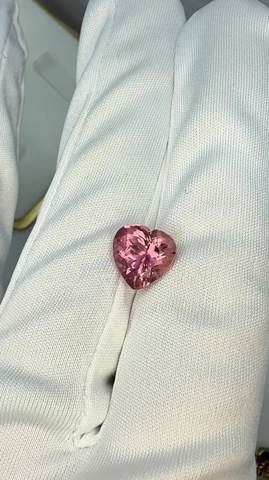 Load video: Pink Tourmaline Heart